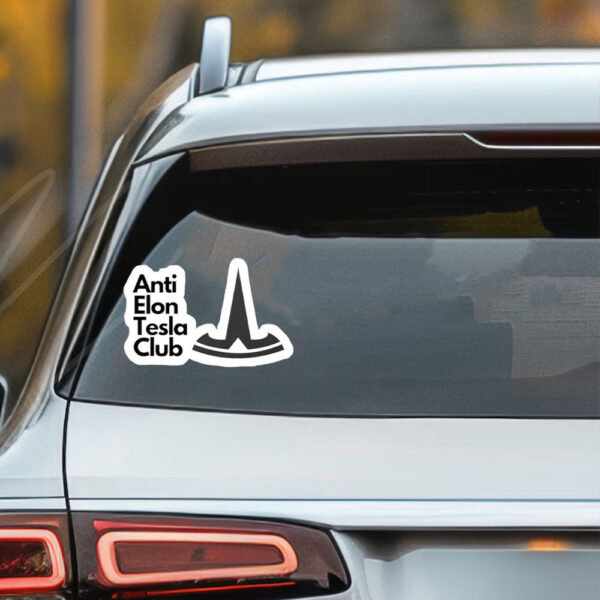 FCK TESLA - Anti Elon Tesla Club Anti Tesla Sticker and Car Magnet