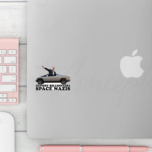 FCK TESLA - Deport Elon Musk Die Cut Sticker and Car Magnet